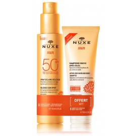 Nuxe Sun Care Set rinkinys (apsauginis purškiklis 150 ml. +  šampūnas plaukams ir kūnui 100 ml.)