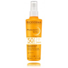 Bioderma Photoderm Spray Invisible SPF 50+ purškiama apsauginė priemonė nuo saulės jautriai odai