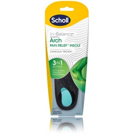 Scholl In-Balance Arch Pain Relief Insole skausmą mažinantys vidpadžiai