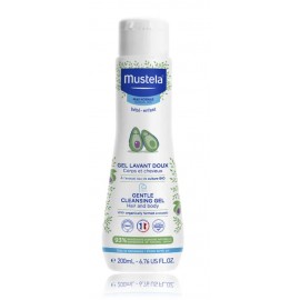 Mustela Bebe Gentle Cleansing Gel Hair & Body гель для мытья для младенцев