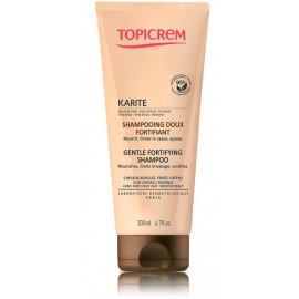 Topicrem Karite Gentle Fortifying Shampoo stiprinamasis šampūnas garbanotiems plaukams