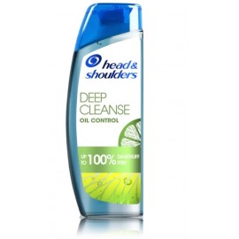 Head & Shoulders Deep Cleanse Oil Control Anti-Dandruff Shampoo šampūnas riebiems plaukams