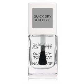 Gabriella Salvete Nail Care Quick Dry Top Coat greitai džiūstantis viršutinis nagų lako sluoksnis