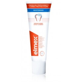 Elmex Caries Protection Flouride Whitening Toothpaste balinamoji dantų pasta