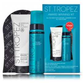 St. Tropez Self Tan Award Winning набор (200 мл. пена для автозагара + 200 мл. лосьон + 1 шт. перчатка)