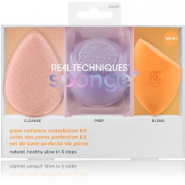 Real Techniques Glow Radiance Complexion makiažo kempinėlių rinkinys