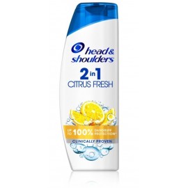 Head & Shoulders Citrus Fresh 2in1 Anti-Dandruff šampūnas ir kondicionierius