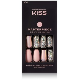 KISS Masterpiece One-of-a-Kind Luxe Manicure dirbtiniai priklijuojami nagai
