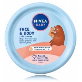 NIVEA Baby Face&Body Soft Cream kremas kūdikiams