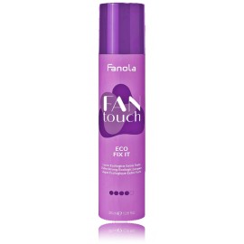 Fanola Fan Touch Eco Fix It Extra Strong Ecologic Lacquer ypač stiprios fiksacijos ekologiškas plaukų lakas