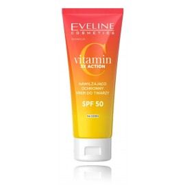 Eveline Vitamin C 3x Action SPF50 защитный дневной увлажняющий крем для лица