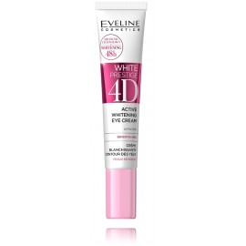 Eveline White Prestige 4D Active Whitening Eye Cream šviesinantis akių kontūro kremas jautriai odai