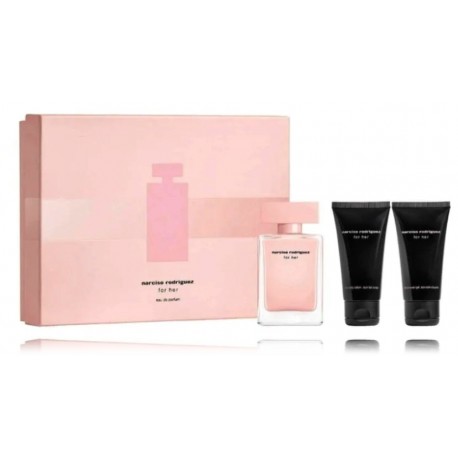 Narciso Rodriguez for Her набор для женщин (50 мл EDP + 50 мл геля для душа + 50 мл лосьона для тела)