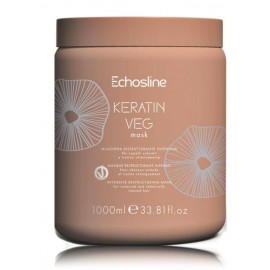 Echosline Keratin Veg Intensive Restructuring Mask intensyviai atkurianti kaukė dažytiems ir pažeistiems plaukams