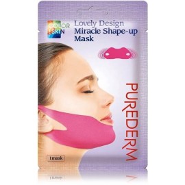 Purederm Lovely Design Miracle Shape-Up Mask smakrą formuojanti kaukė