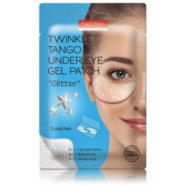 Purederma Twinkle Tango Under Eye Gel Patch Glitter paakių pagalvėlės