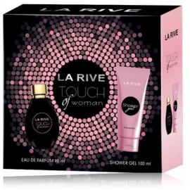 La Rive Touch Of Woman rinkinys moterims (100 ml. EDP + 100 ml. dušo gelis)