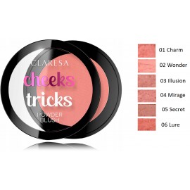 Claresa Cheeks Tricks Powder Blush skaistalai veidui