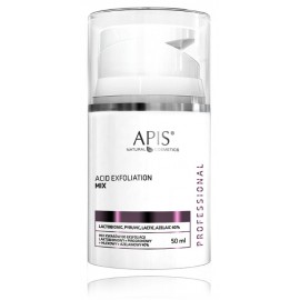 Apis Professional Acid Exfoliation Mix rūgštinis mišinys veido šveitimui (laktobioninė + piruvo + pieno + azelaino)