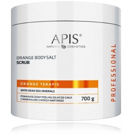 Apis Professional Orange Terapis Orange Body Salt Scrub druskos šveitiklis kūnui su Negyvosios jūros mineralais