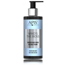 Apis Who's the Boss Energizing Body and Hand Cream energizuojantis kūno ir rankų kremas vyrams