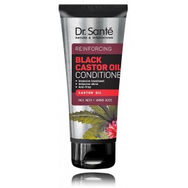 Dr. Sante Black Castor Oil Reinforcing Conditioner atkuriantis kondicionierius su ricinos aliejumi sausiems/pažeistiems plaukams