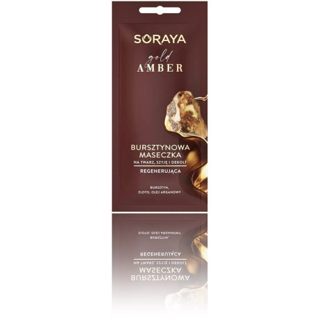 Soraya Gold Amber восстанавливающая маска для лица, шеи и декольте