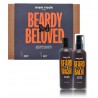 Men Rock Beardy Beloved Soothing Oak Moss barzdos priežiūros rinkinys vyrams (šampūnas 100 ml. + balzamas 100 ml.)