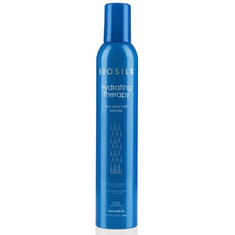 Biosilk Hydrating Therapy Rich Moisture Mousse drėkinamosios putos plaukams 360 g.