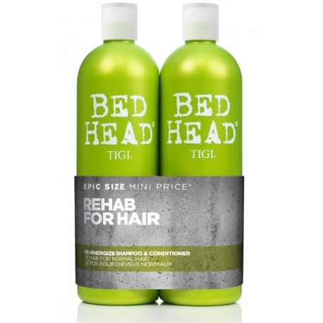 Tigi Bed Head Re-Energize rinkinys (750 ml. šampūnas + 750 ml. kondicionierius)