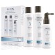 Nioxin System 5 rinkinys šviesintiems, chemiškai paveiktiems mažai slenkantiems plaukams (šampūnas + kondicionierius + spec. priemonė) 350 ml.