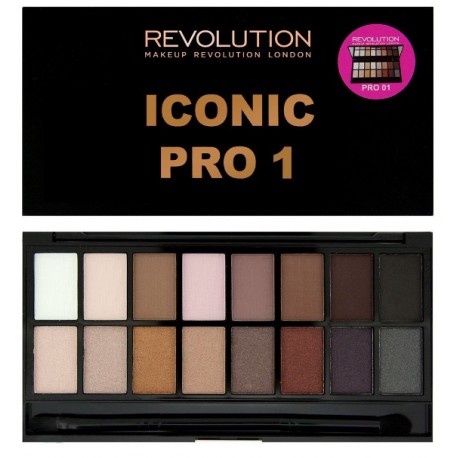 Makeup Revolution Salvation Palette Iconic Pro 1 šešėlių paletė 16 g.