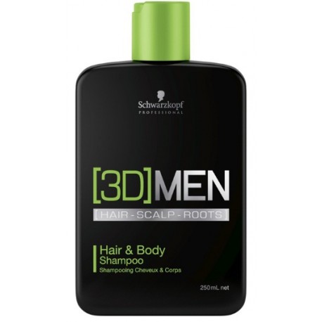 Schwarzkopf Professional 3D Mension Hair & Body Shampoo prausiklis kūnui ir plaukams