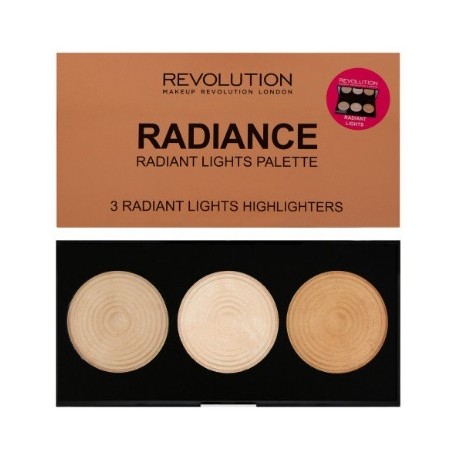 Makeup Revolution Highlighter Palette Radiance švytėjimo suteikianti paletė 15 g.