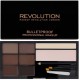 Makeup Revolution Ultra Brow палитра для бровей Medium To Dark