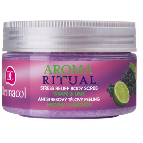 Dermacol Aroma Ritual Body Scrub Grape&Lime kūno šveitiklis 200 g.