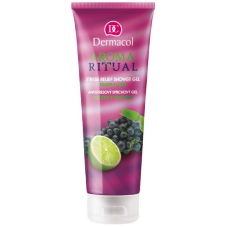 Dermacol Aroma Ritual Shower Gel Grape&Lime dušo gelis 250 ml.