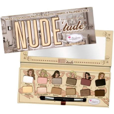 The Balm Nude Tude Eyeshadow akių šešėlių paletė 11,08 g.