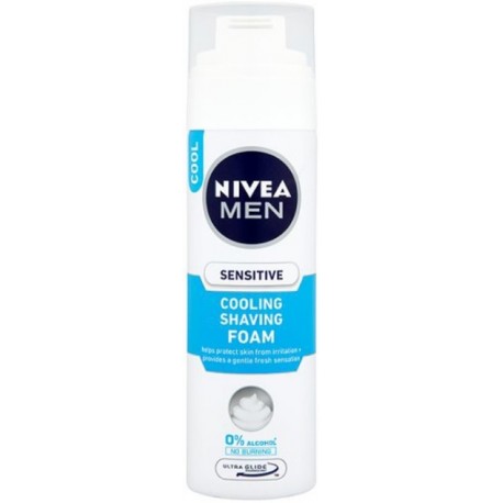 Nivea Men Sensitive Cooling skutimosi putos jautriai odai