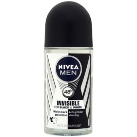 Nivea Men Invisible Black & White rutulinis antiperspirantas vyrams 50 ml.