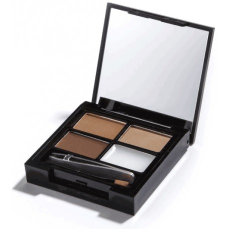 Makeup Revolution Focus & Fix Brow Kit antakių paletė Medium Dark 4 g.