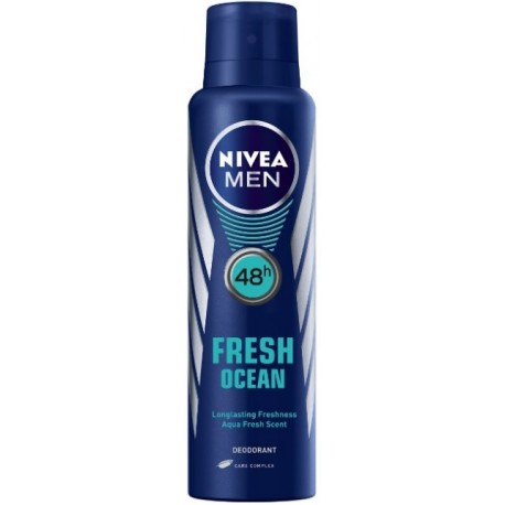 Nivea Men Fresh Ocean purškiamas vyrams 150 ml.