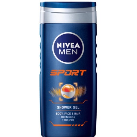 Nivea Men Sport dušo gelis vyrams 250 ml.