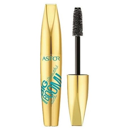 ASTOR Big & Beautiful Boom vandeniui atsparus apimties suteikiantis blakstienų tušas 800 Black 12 ml.