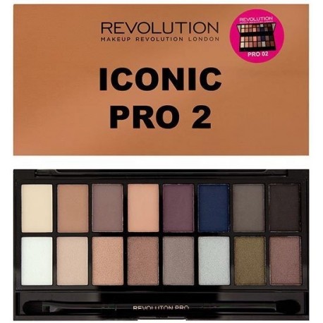 Makeup Revolution Salvation Palette Iconic Pro 2 akių šešėlių paletė 16 g.