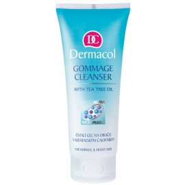 Dermacol Gommage Cleanser valomasis gelis su arbatmedžio aliejumi 100 ml.