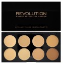 Makeup Revolution Ultra Cover&Conceal maskavimo paletė Light/Medium 10 g.