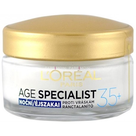 L'oreal Age Specialist 35+ naktinis kremas nuo raukšlių 50 ml.