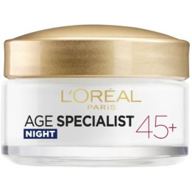 L'oreal Age Specialist 45+ naktinis kremas nuo raukšlių 50 ml.