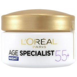 Loreal Age Specialist 55+ naktinis kremas nuo raukšlių 50 ml.